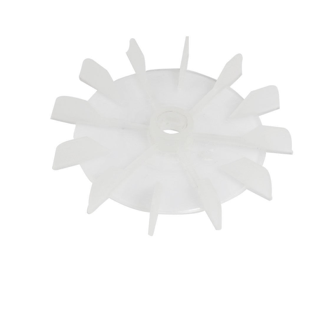 Machine Part Clear Plastic 14mm Inner Dia. 14-Impeller Motor Fan Blade