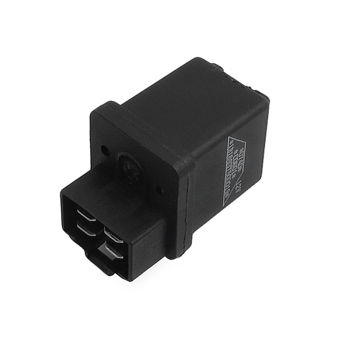 DC 12V 30A NO 4 Pin 15mm Rail Socket Automotive Truck Car Relay