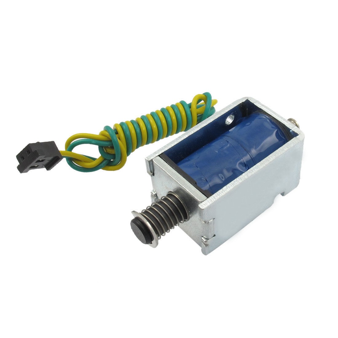 DC 24V 1.3A 2mm Stroke 0.45kg Force Push Type Solenoid Electromagnet