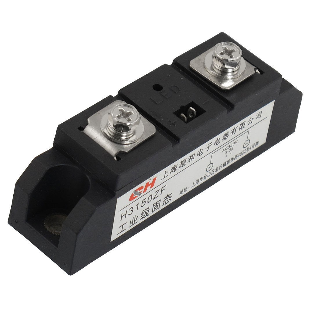 3-32VDC 380VAC 150A DC to AC SSR Solid State Relay w LED Indicator Light