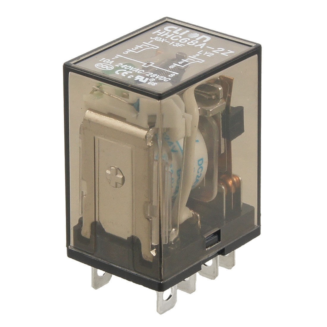 JQX-13F LY2 DC 24V Coil 8 Pins DPDT 2NO 2NC Power Electromagneti<wbr/>c Relay