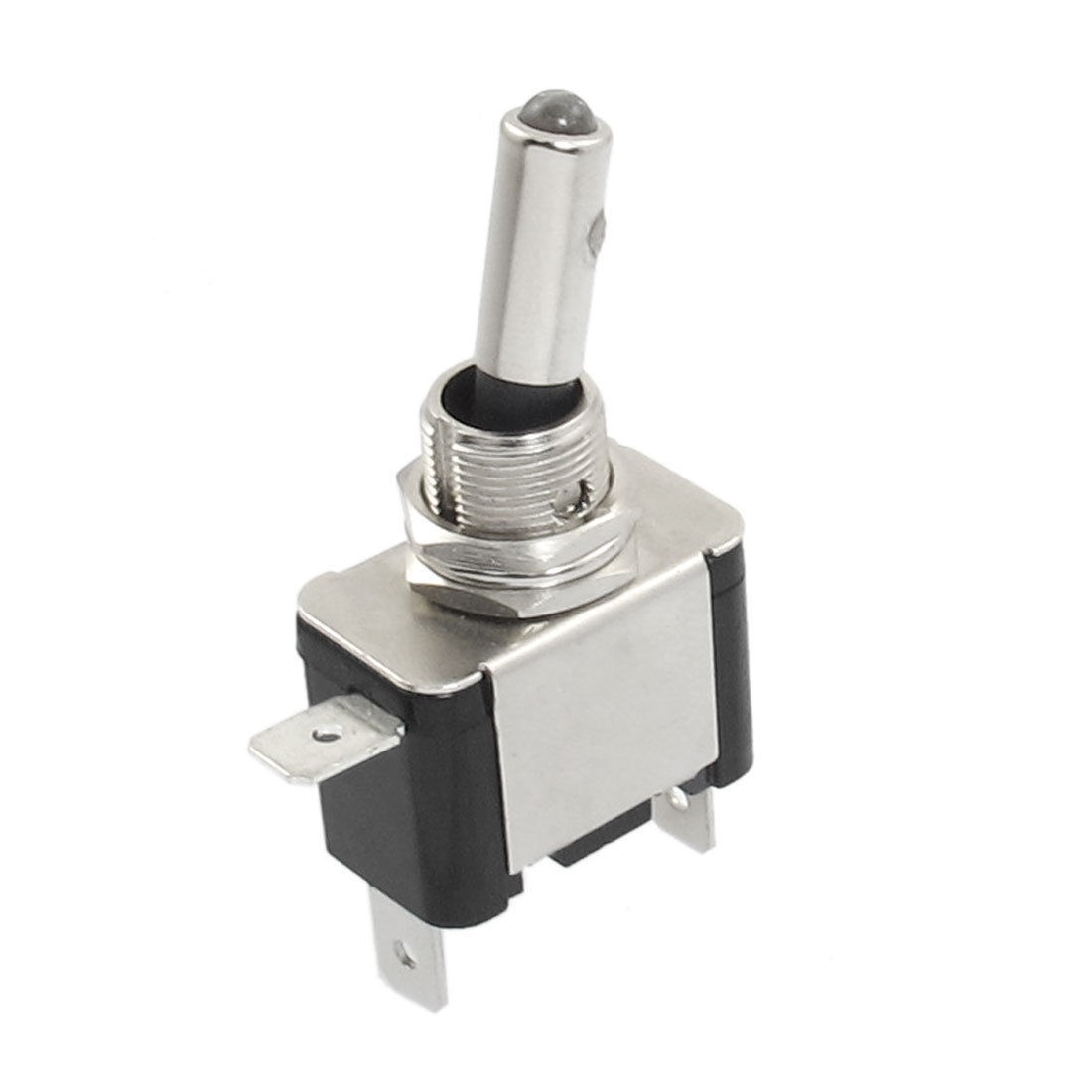 DC 12V 20A 3 Terminal SPST ON/OFF Blue LED Light Latching Toggle Switch