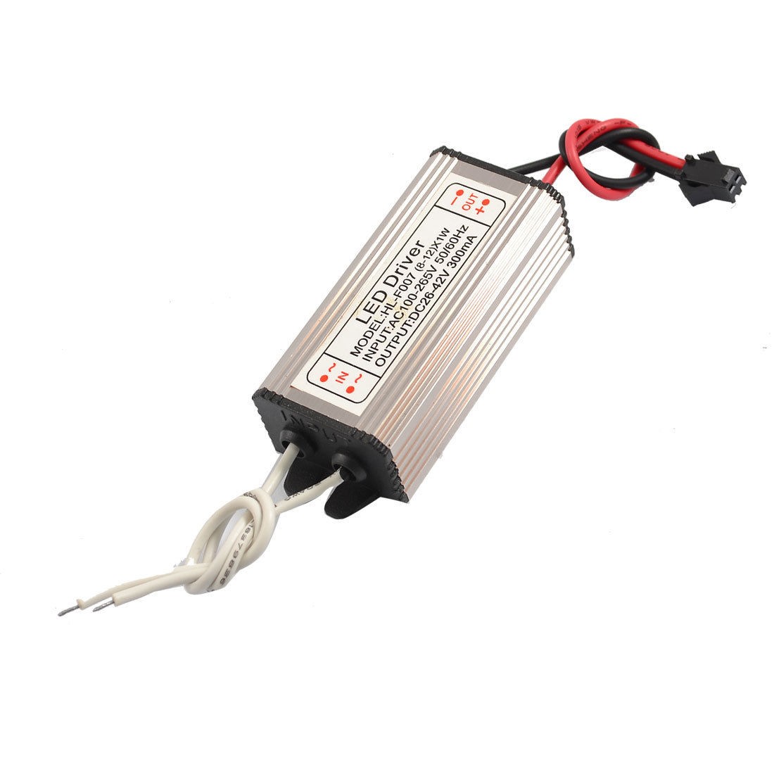 AC 110-220V to DC 26-42V 300mA Power Supply Driver Transformer for 8-12x1W LED
