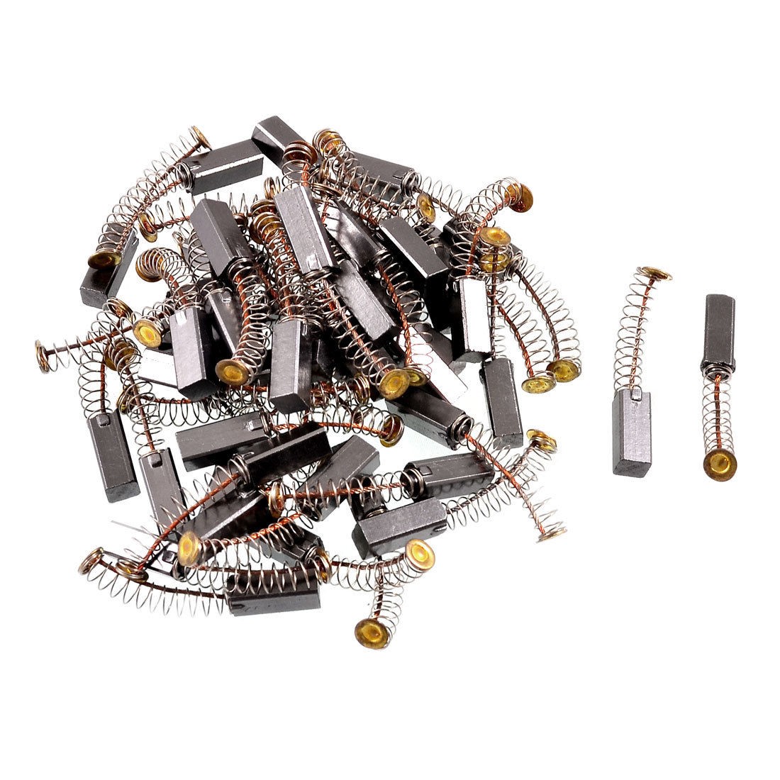 50 Pcs Dark Gray 5.5 x 6 x 15mm Electric Motor Carbon Brushes