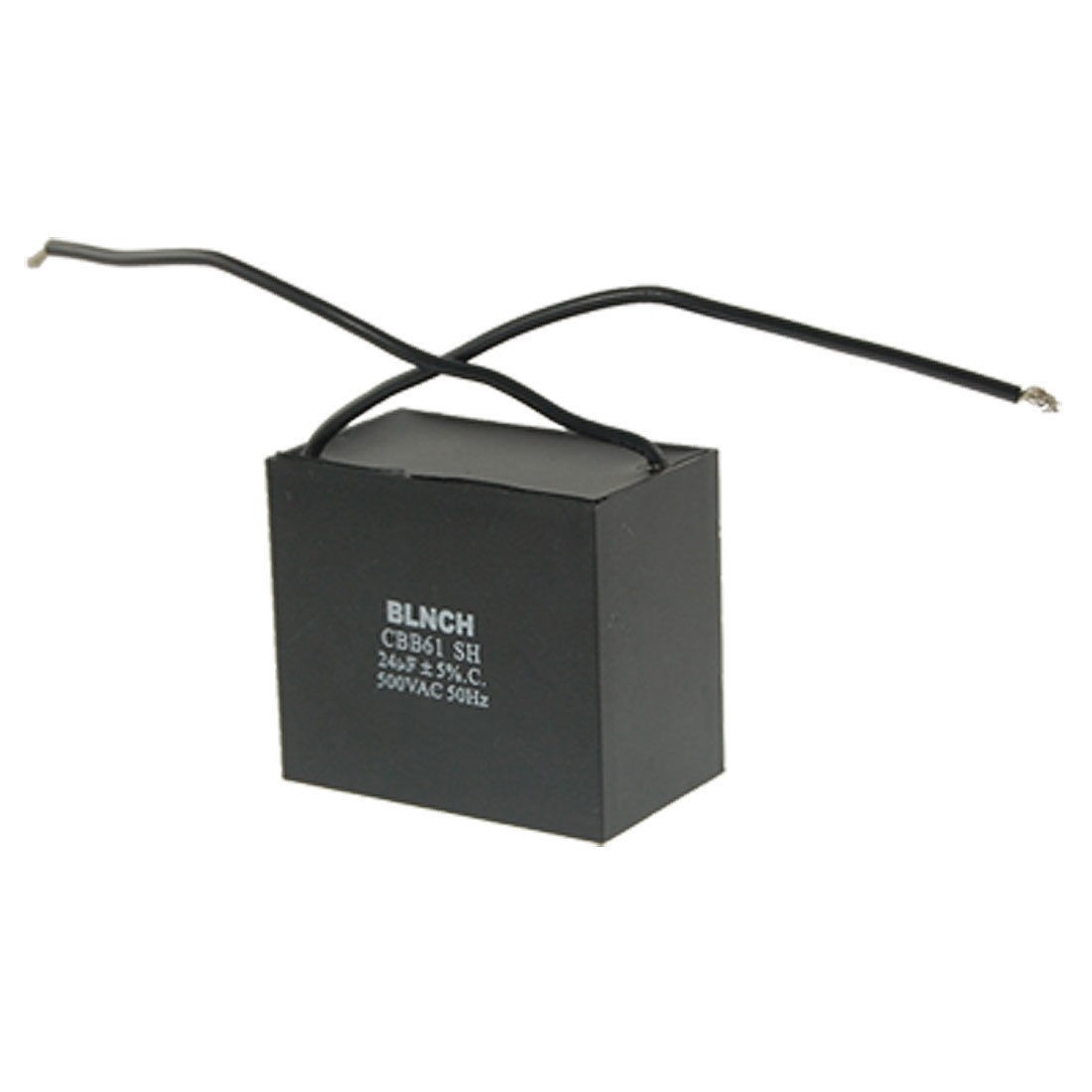 Epoxy-resin Sealed 500V AC 24uF Motor Running Capacitor