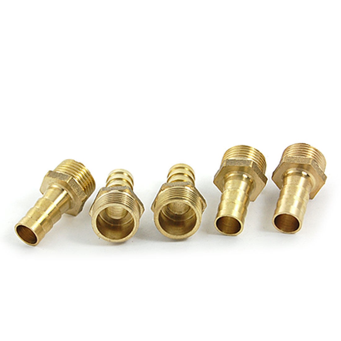 5 Pieces 16mm M Thread to 10mm PEX Pipe Adapter Connector