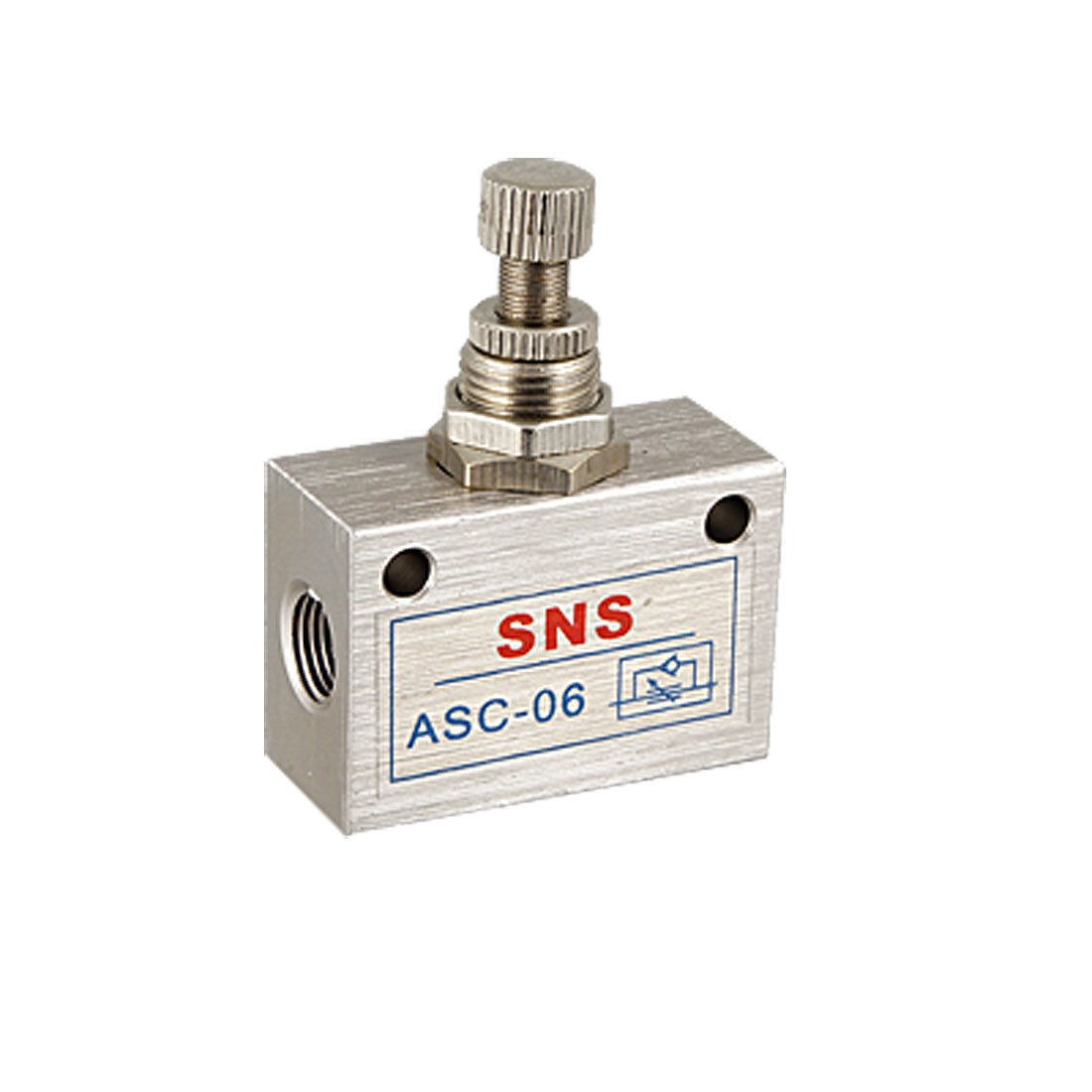 G1/8" Pipe Bore One Way Metal Flow Control Valve ASC-06