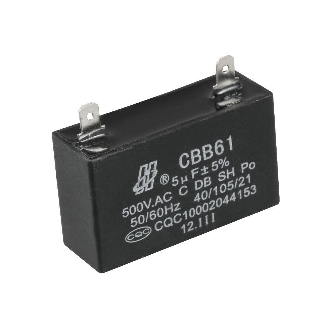 5uF AC 500V Metalized Polypropylene Film Run Motor Capacitor