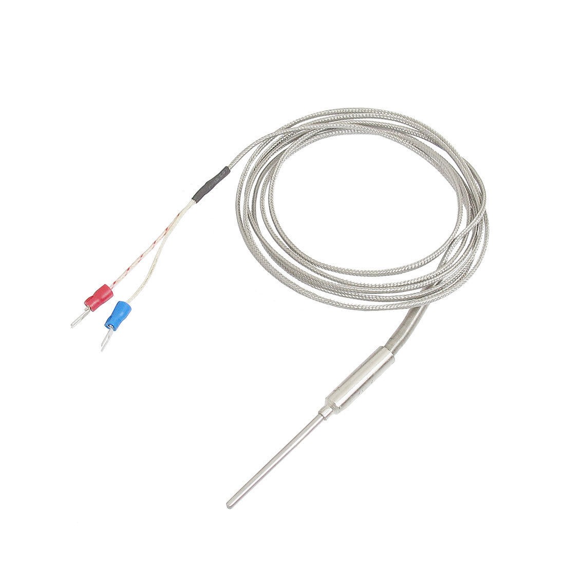 K Type 50mm x 3mm Temperature Controller Earth Thermocouple Probe 2M