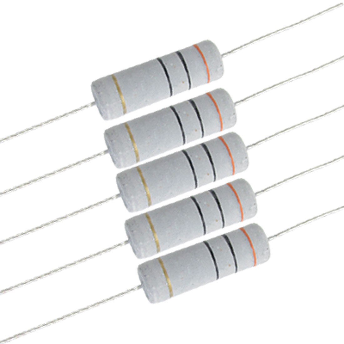 10 x 5W 700V 30 ohm 30R Metal Oxide Film Resistors