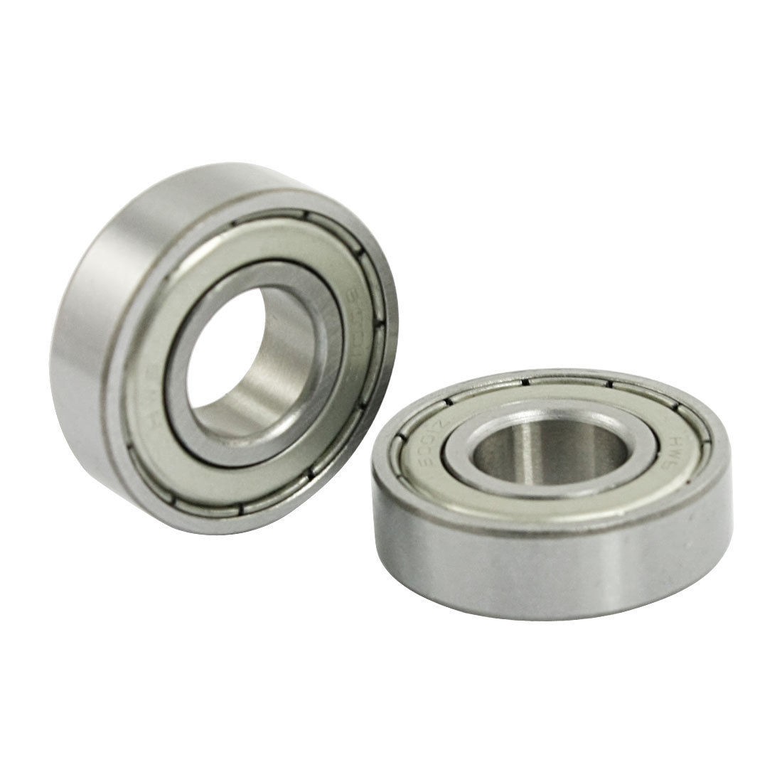 5 Pcs 12mm x 28mm x 8mm 6001Z Shielded Deep Groove Radial Ball Bearing