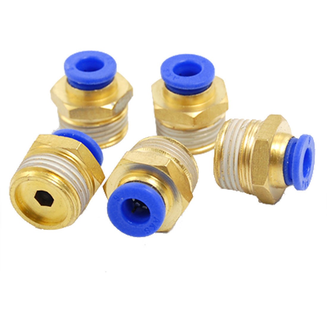 15mm Thread 6mm Connector One Touch Tube Push Fittings Csxnt
