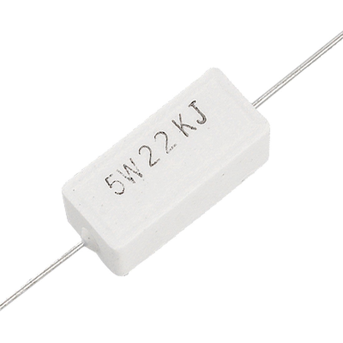5W Watt 22K Ohm 5% Ceramic Cement Power Resistor x10pcs
