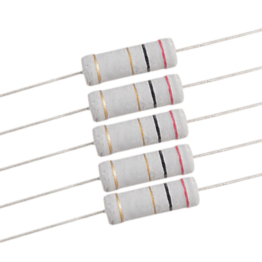 10 x 5W 700V 2ohm 2R Metal Oxide Film Resistors 5 Watt