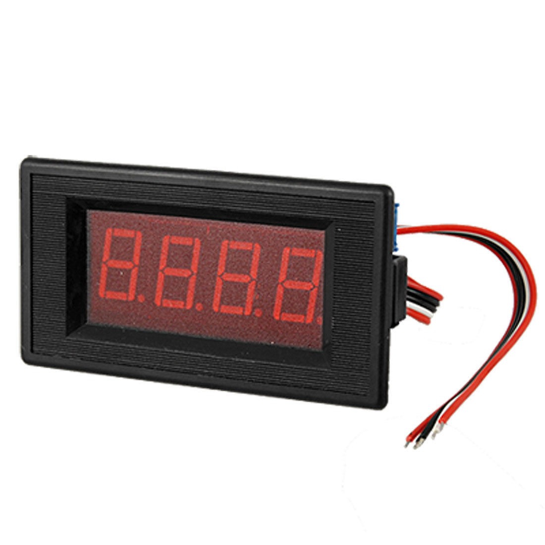 DC30A 3 1/2 Digital Red LED Panel Ammeter 5 Wires 75MV