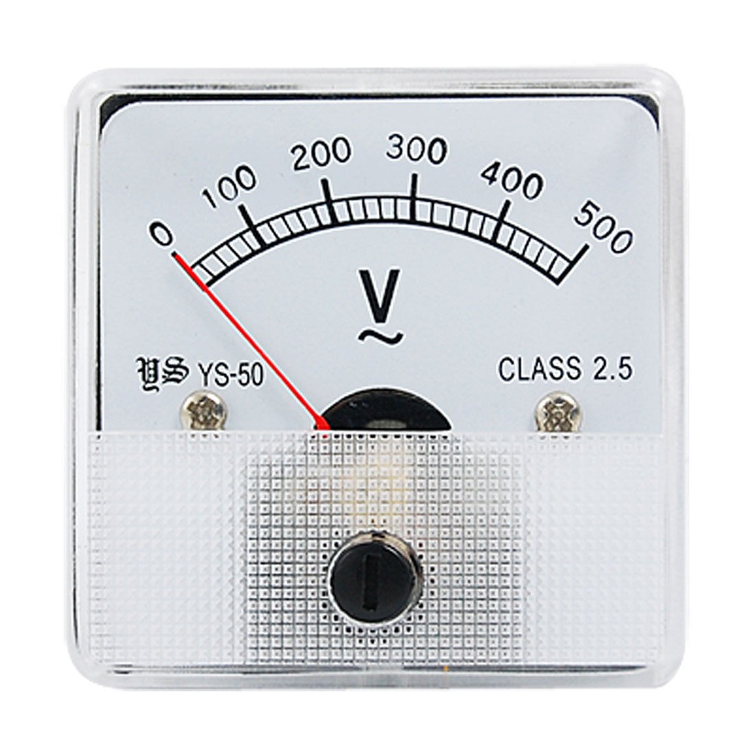Square Plastic Housed AC 0-500V Volt Meter Analog Panel