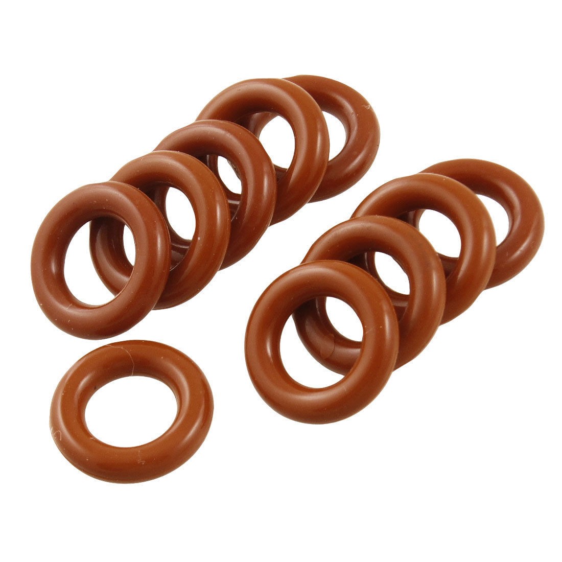 10 Pcs Industrial Silicone O Ring Seal Gaskets 8mm x 14mm x 3mm