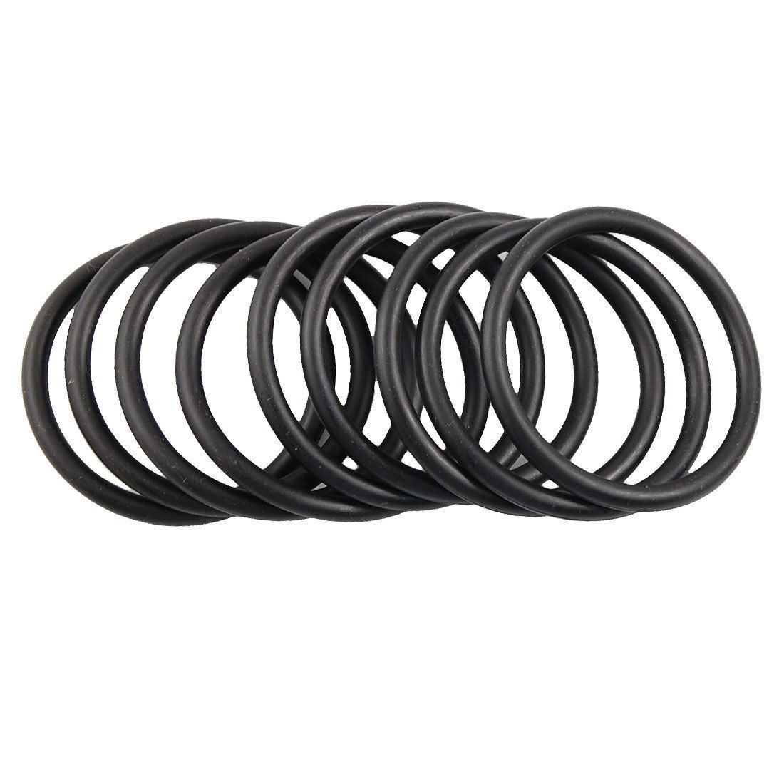10 Pcs 40mm x 48mm x 4mm Nitrile Rubber Sealing O Ring Gasket Washer