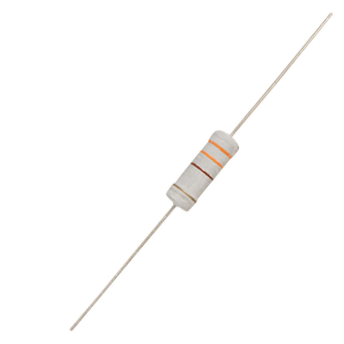 Axial Lead 330 Ohm 3W Metal Oxide Film Resistor 100 Pcs