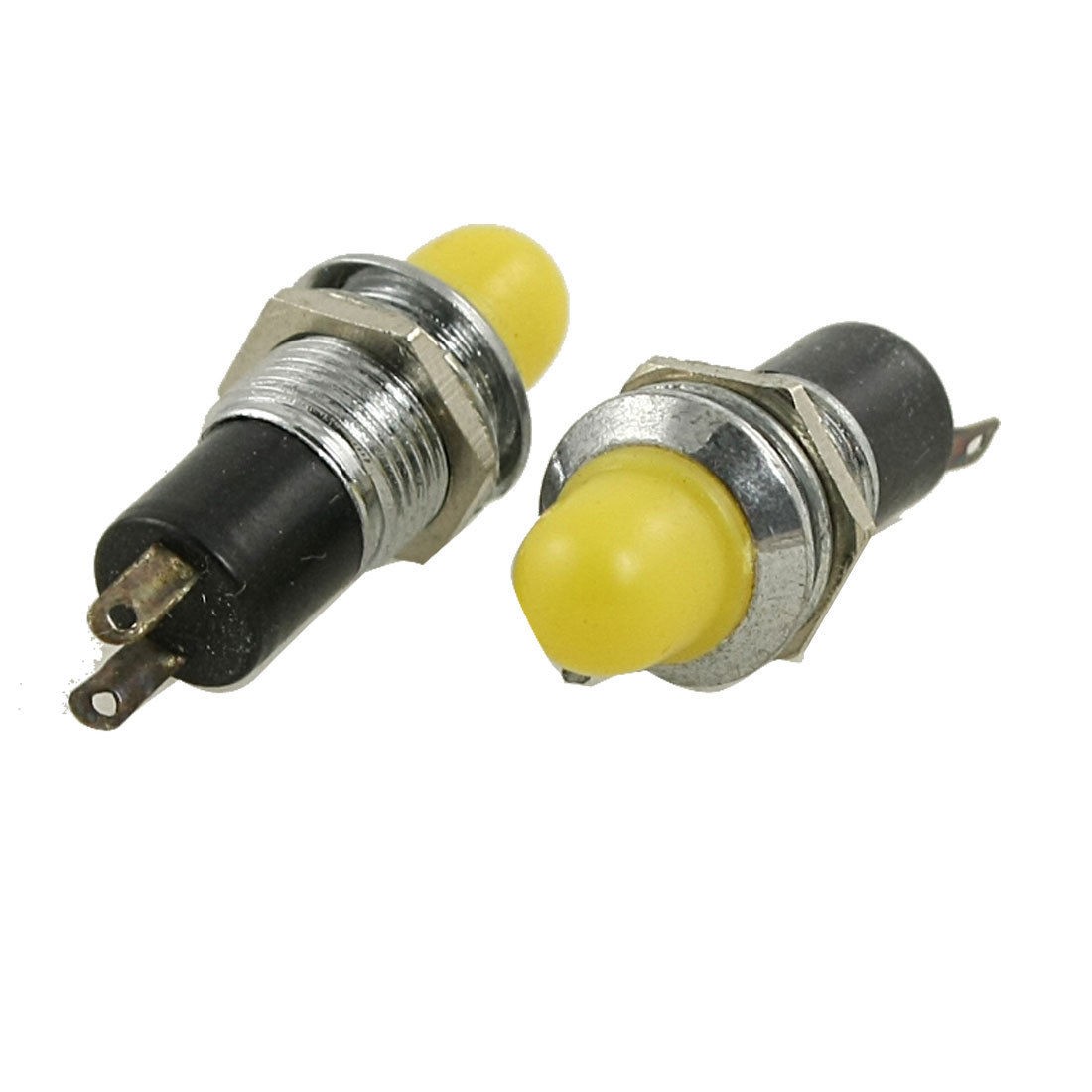 5 Pcs DC 6.3V 3/8" Threaded Yellow Signal Indicator Pilot Light Lamp