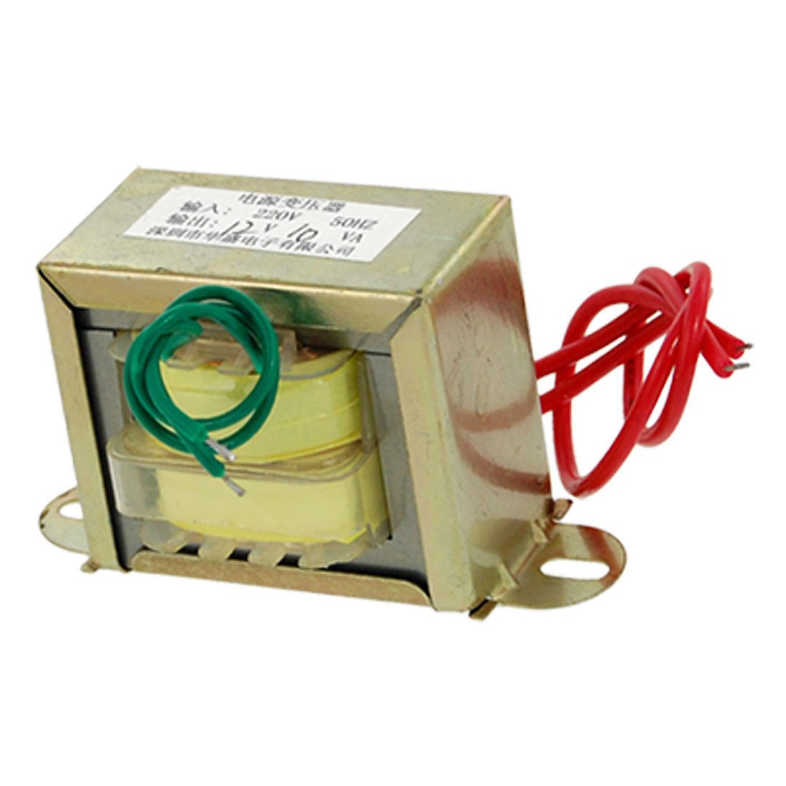 12V 10VA Output EI Core Vertical Mount Power Transformer