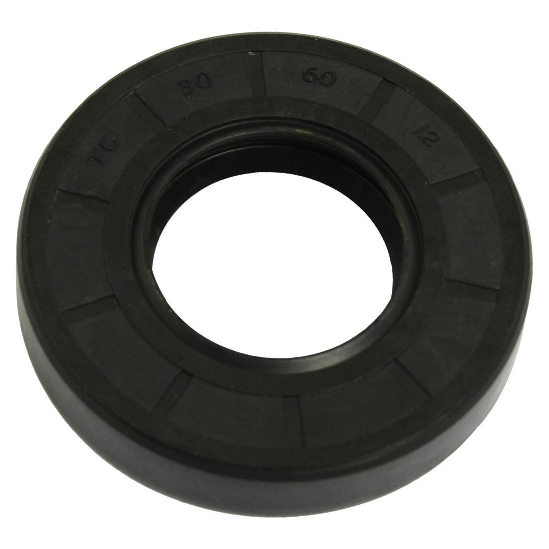 Black Nitrile Rubber Double Lip TC Oil Shaft Seal 30mm x 60mm x 12mm