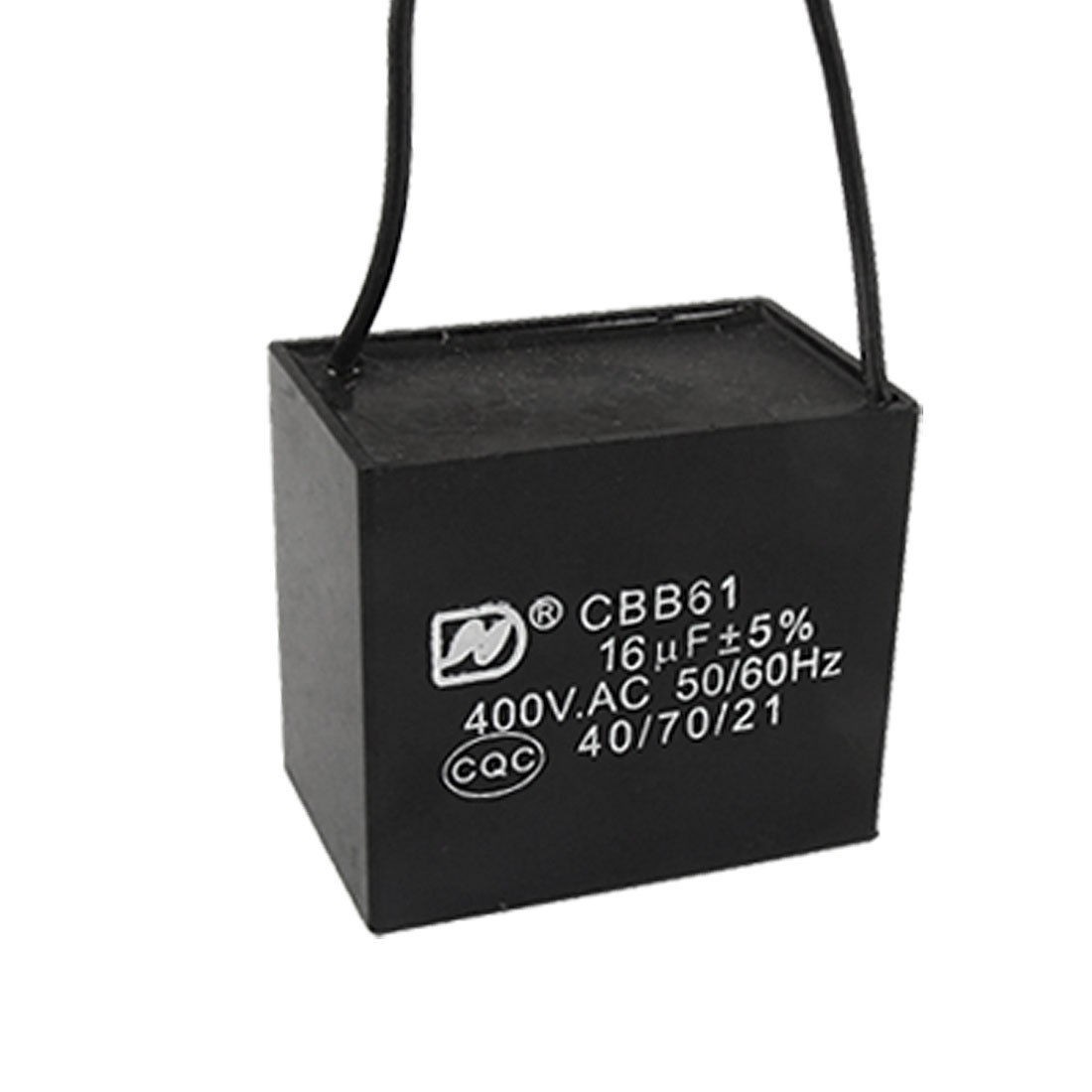 400V 16uF 50/60Hz Fan Motor Run Capacitor CBB61 Model
