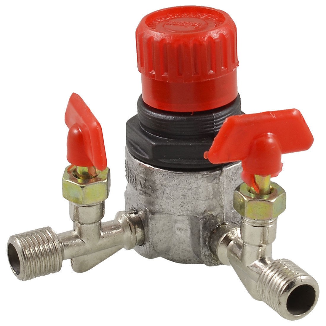 12.5mm Dia Male Dual Threaded Pressure Valve for Air Compressor