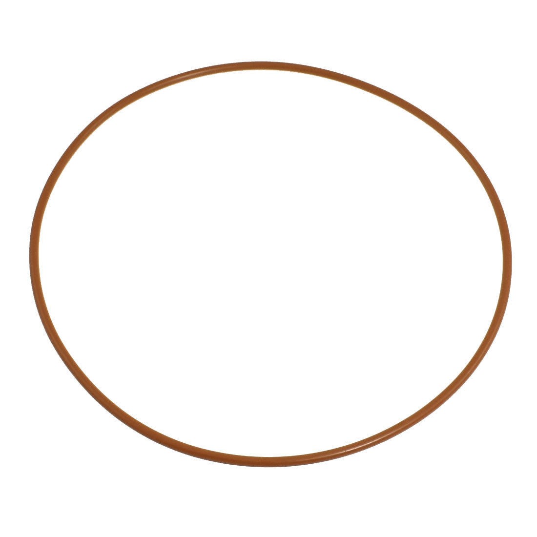 163mm x 170mm x 3.5mm Brick Red Industrial Silicone O Ring Seal Gasket