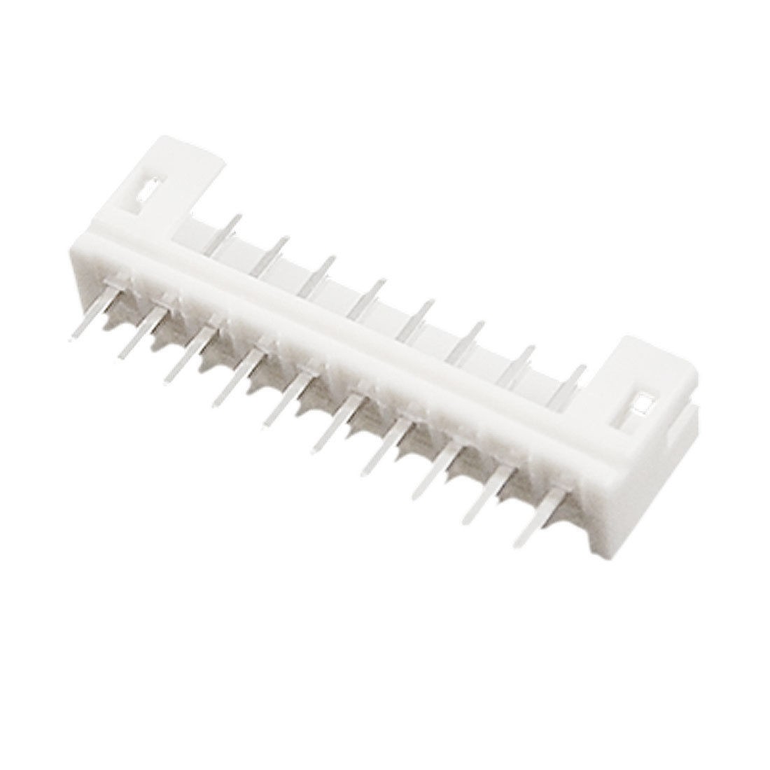 100 x Single Row 10 Pin PCB Welding Bar Connector Wht
