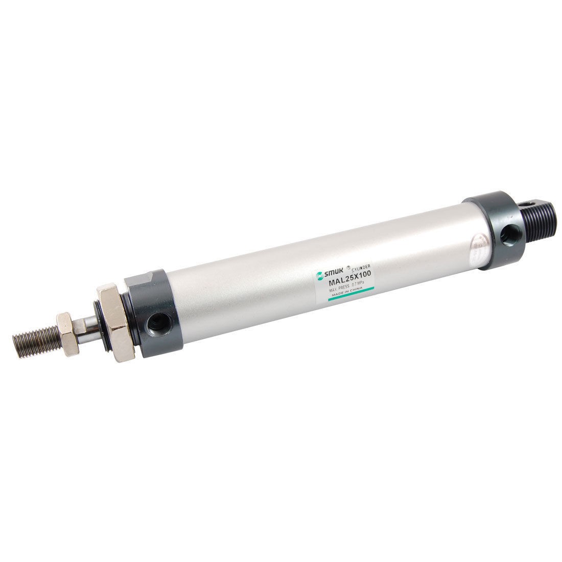 25mm x 100mm Single Rod Double Acting Aluminum Alloy Air Cylinder
