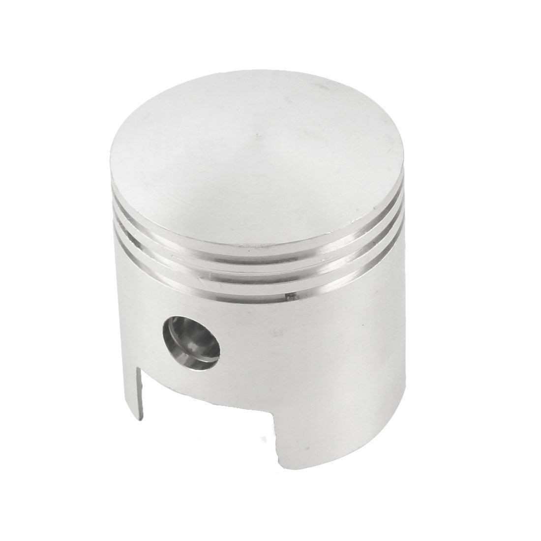 Silver Tone Aluminum Alloy 45mm x 45mm Engine Air Compressor Piston