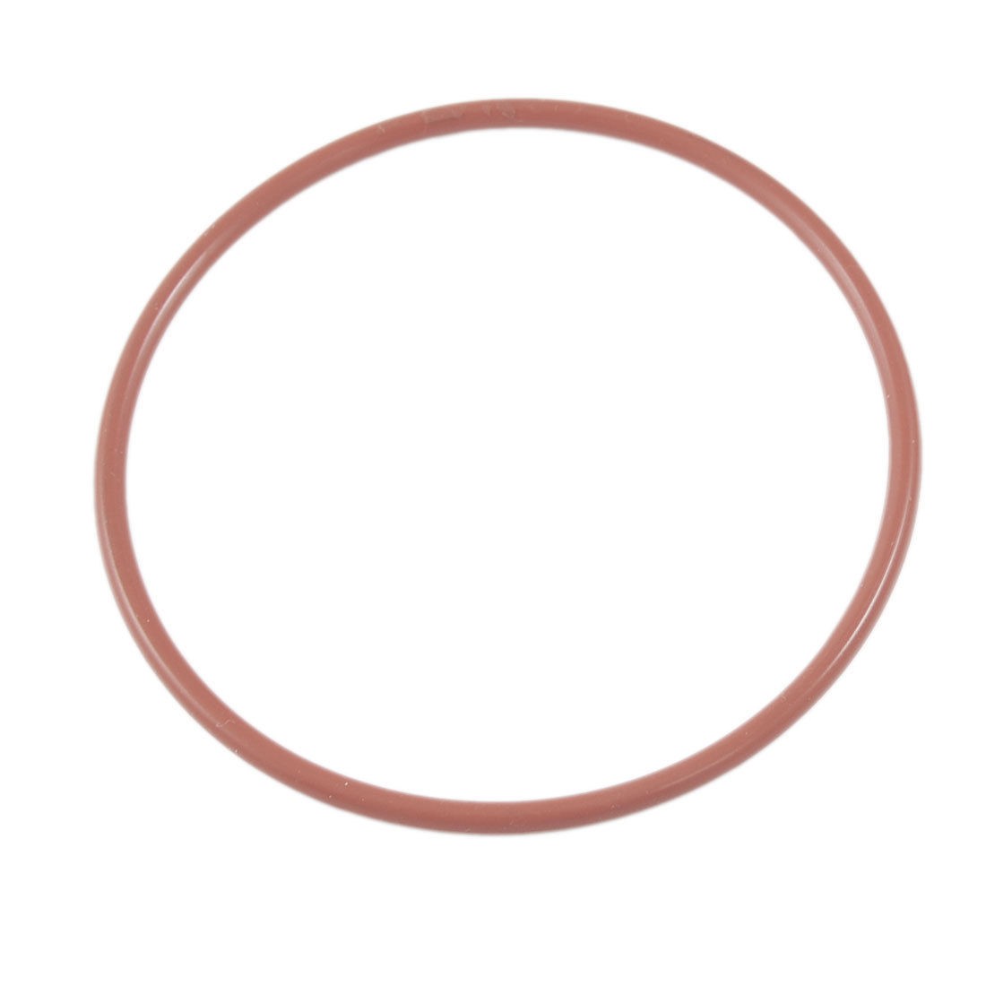 80mm OD 3mm Thickness Red Silicone O Ring Oil Seal Gasket
