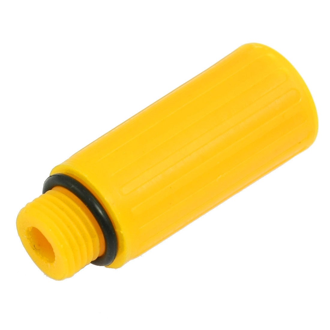 0.59" Male Thread Air Compressor Plastic Oil Plug Yellow