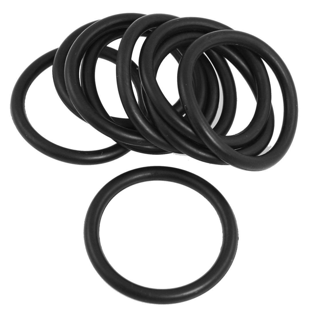 50mm x 5mm Nitrile Rubber O Ring NBR Oil Sealing Gasket 10 Pcs