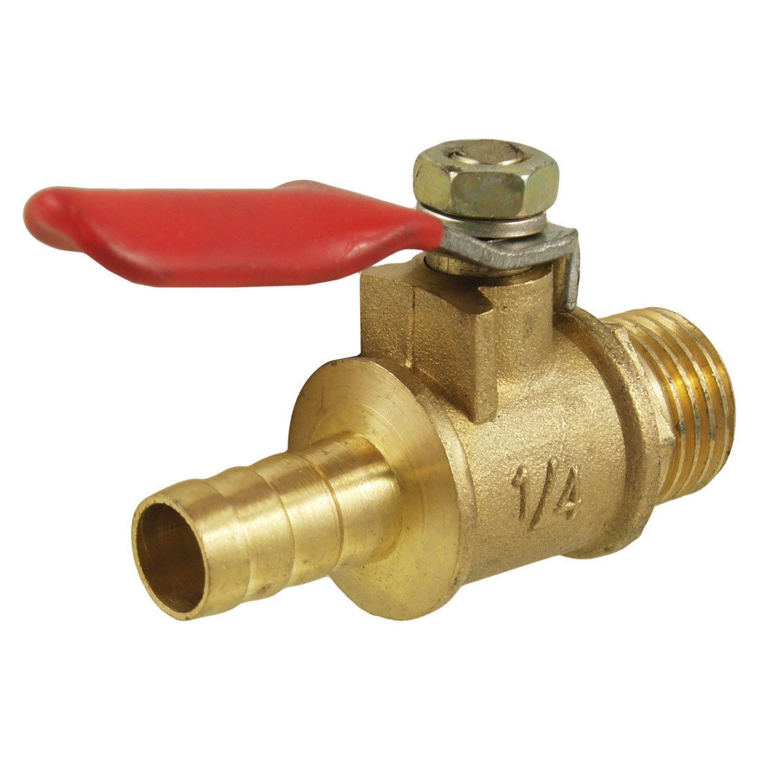 Full Port 1/4"PT 12.7mm Male Thread Pneumatic Control Ball Valve