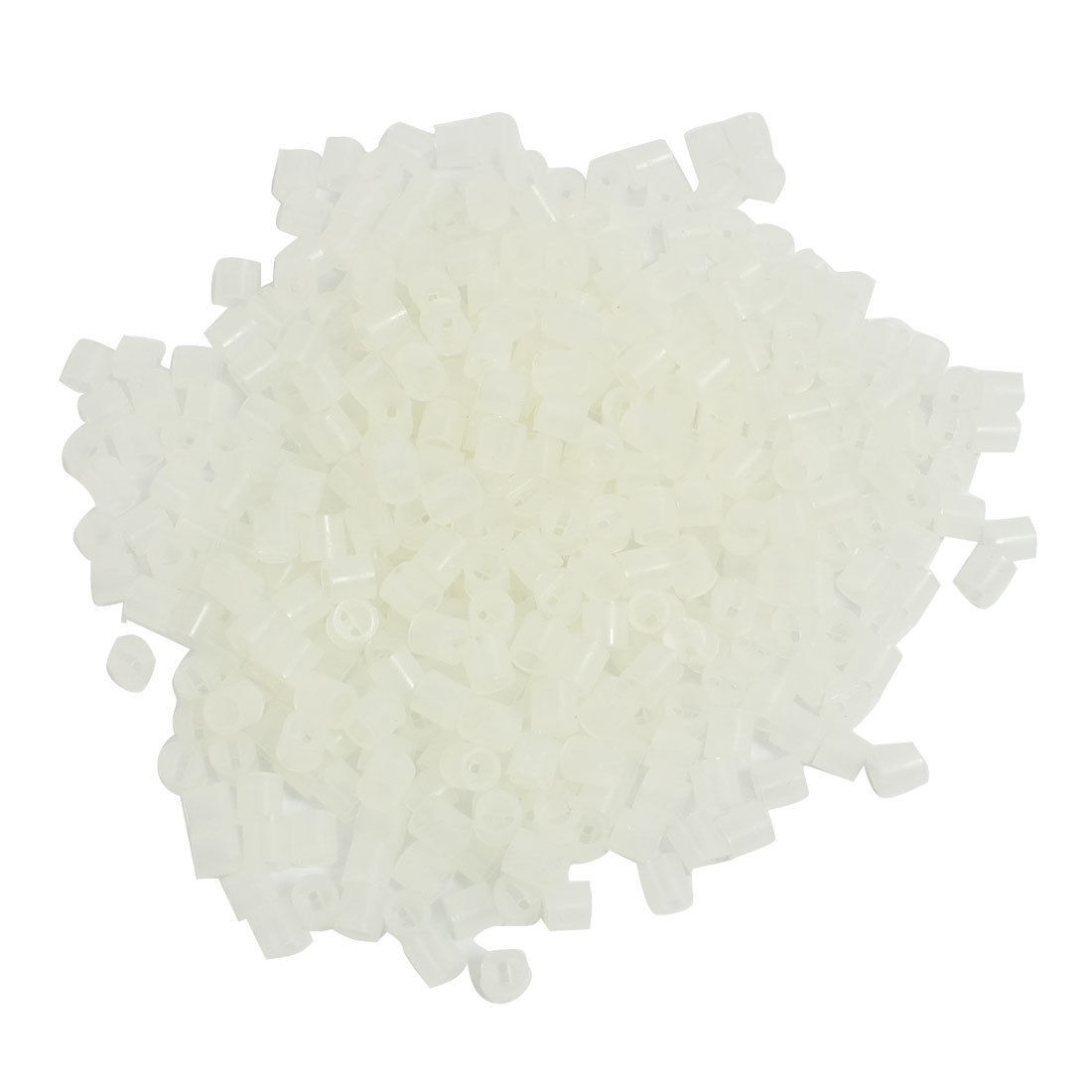 200 Pcs White Nylon PCB Board Mount LED Spacer Support 4mm x 4mm