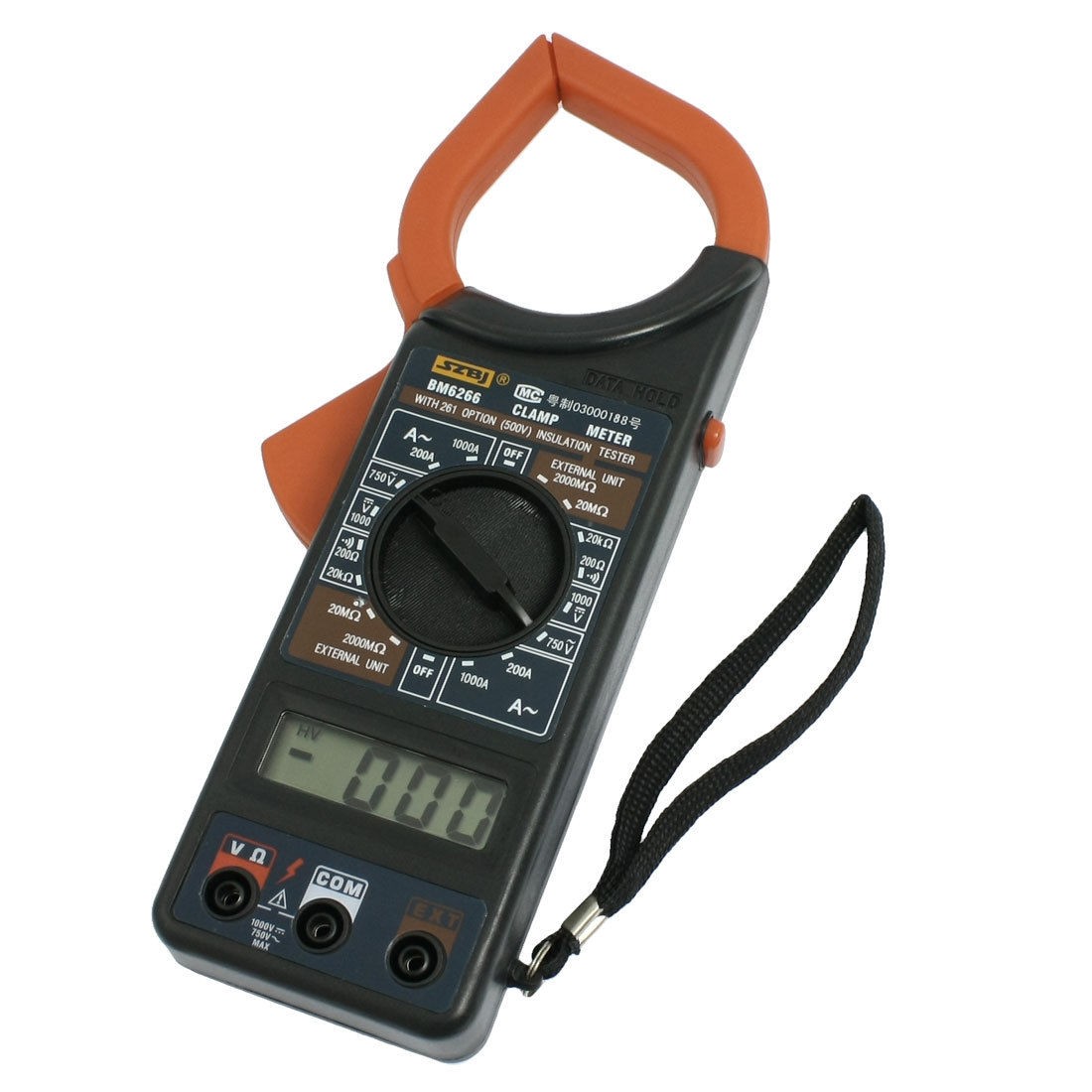 Resistance DC AC Voltage Measuring Tool BM6266 Clamp Meter Multitester