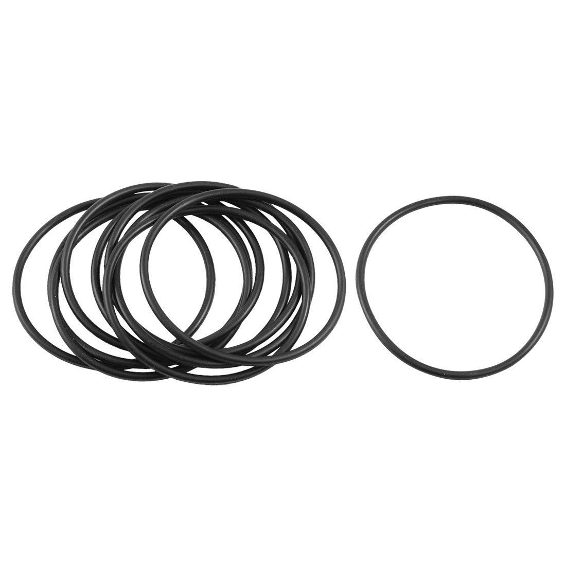 10 Pcs 40mm x 44mm x 2mm Nitrile Rubber Sealing O Ring Gasket Washer