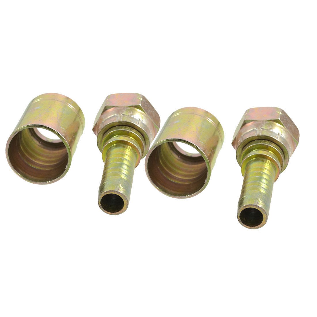 2 Pcs 1/2" NPT Female Threaded Hydraulic Oil Pipe Tube Connectors Couplers