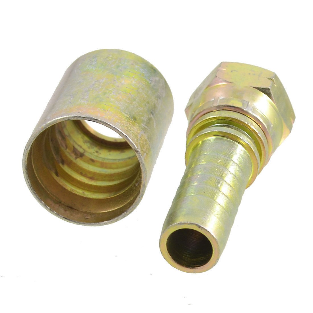 Hydraulic Fittings Metal 1/2" PT Thread High Pressure Oil Pipe Coupler