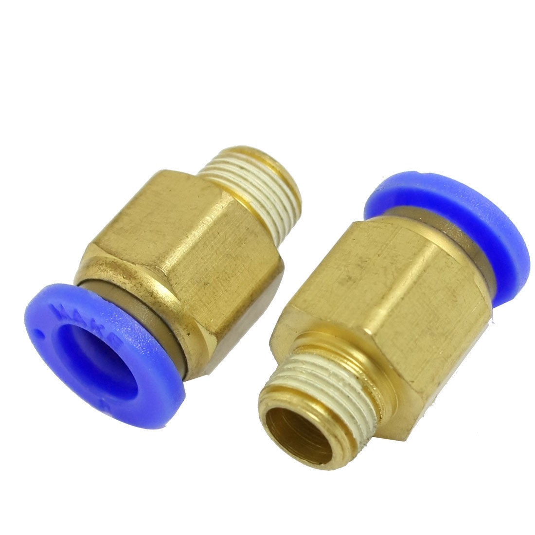 5 Pcs 8mm Tube 1 8" Thread Brass Quick Connector Pneumatic Air Fittings