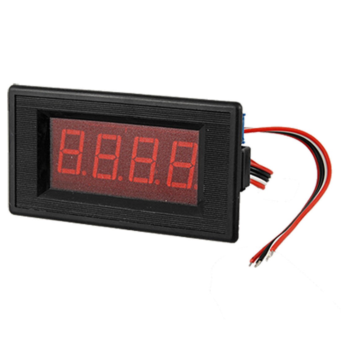 DC150A 3 1/2 Digital Red LED Panel Ammeter 5 Wires 75MV