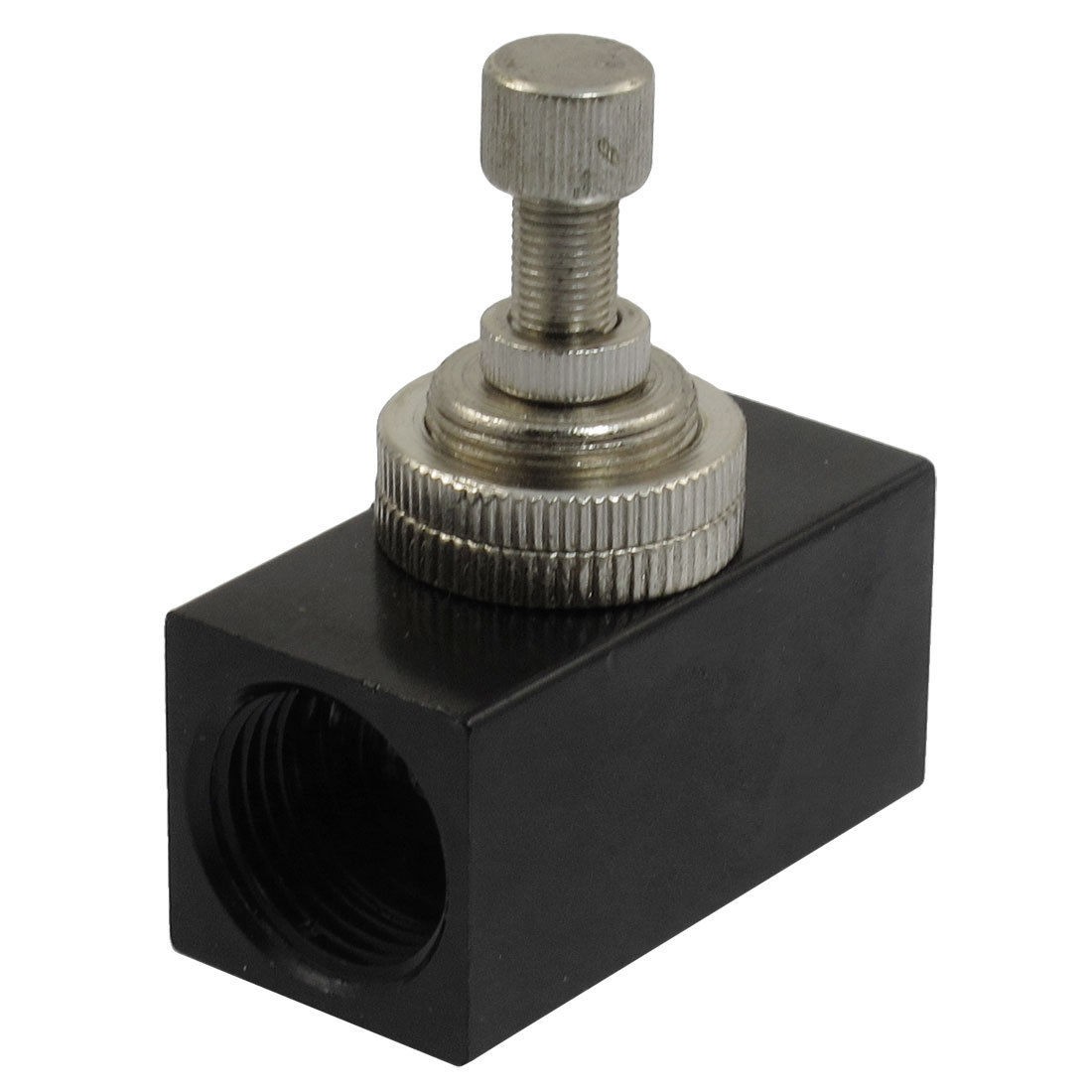 Black re 04 One Way Restrictive Air Flow Control Valve 20mm Thread