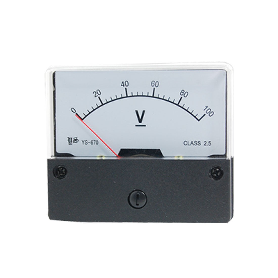 Class 2.5 Accuracy DC 0-100V Analog Voltage Panel Meter