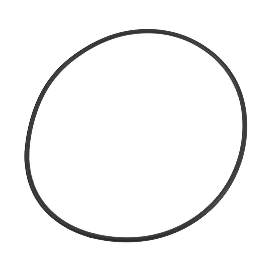 190mm Outside Dia 4mm Thick Rubber O Ring Seal Washer Black