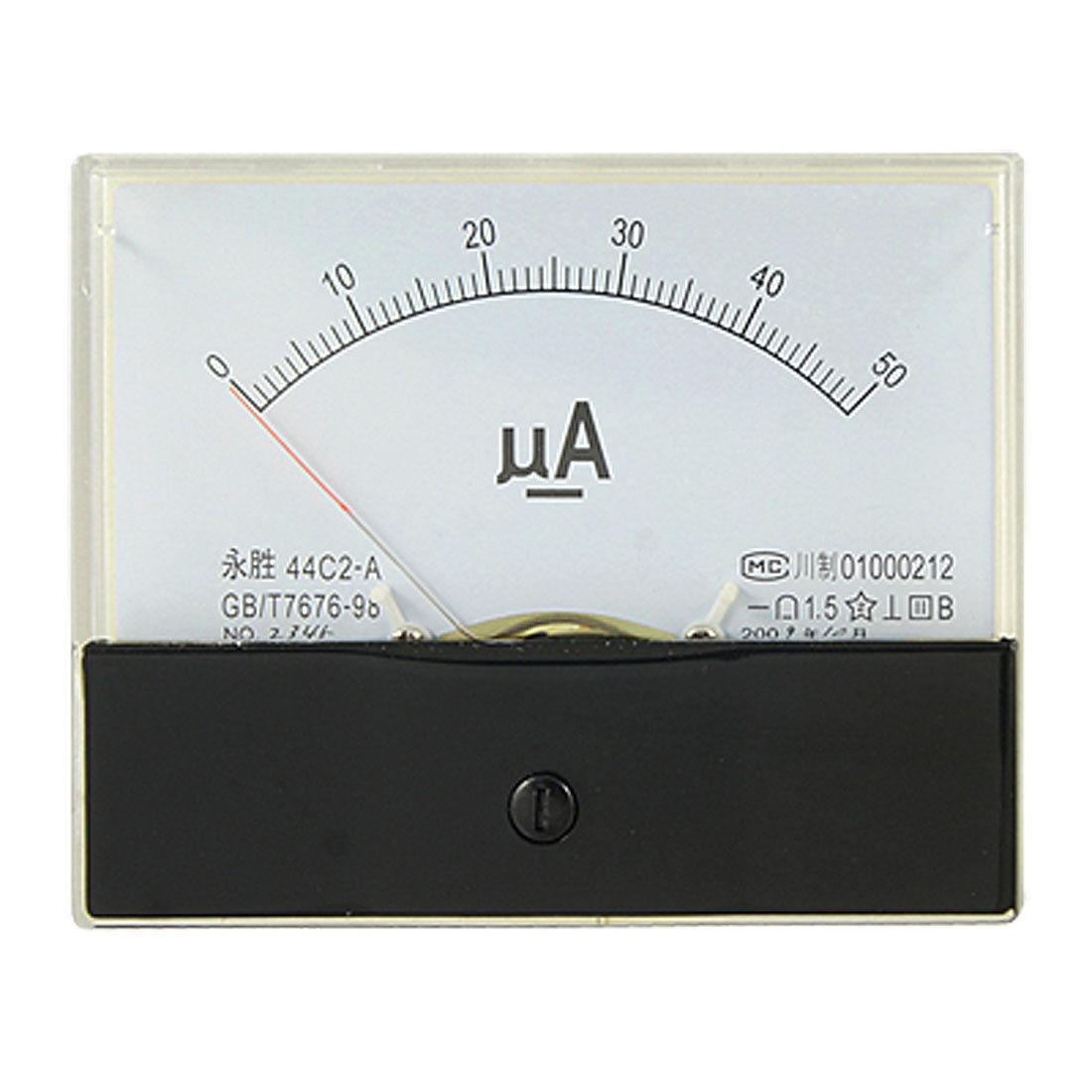 DC 0-50uA Scale Range Current Panel Meter Amperemeter
