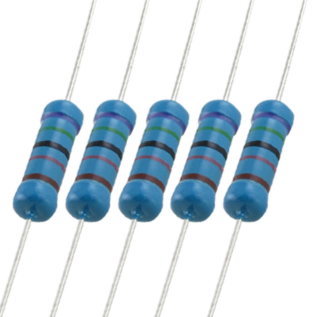 2W 75K Ohm Through Hole Metal Film Resistor 1% 200 Pcs