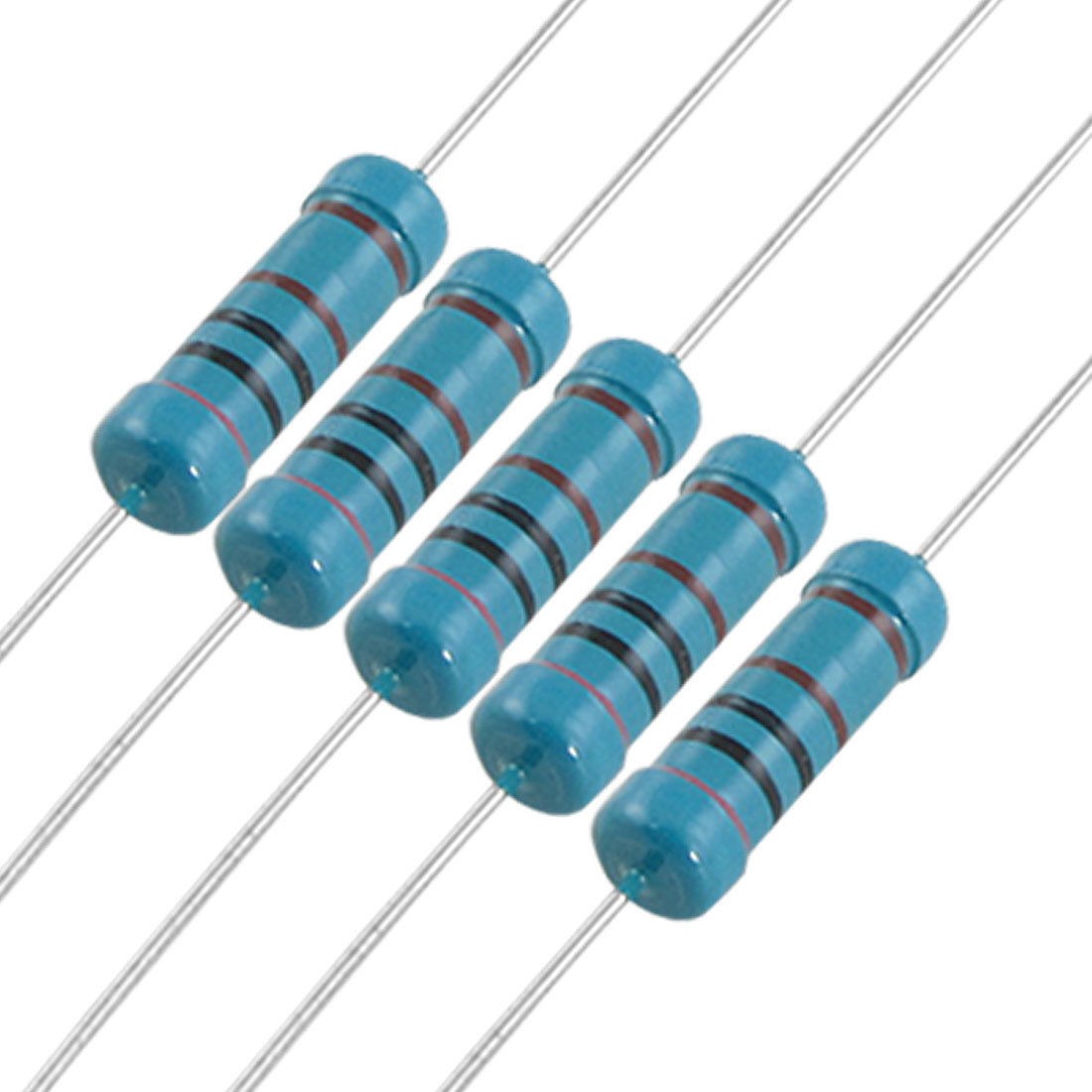 2W 2K Ohm 1% Axial Lead Metal Film Resistor 200 Pcs 