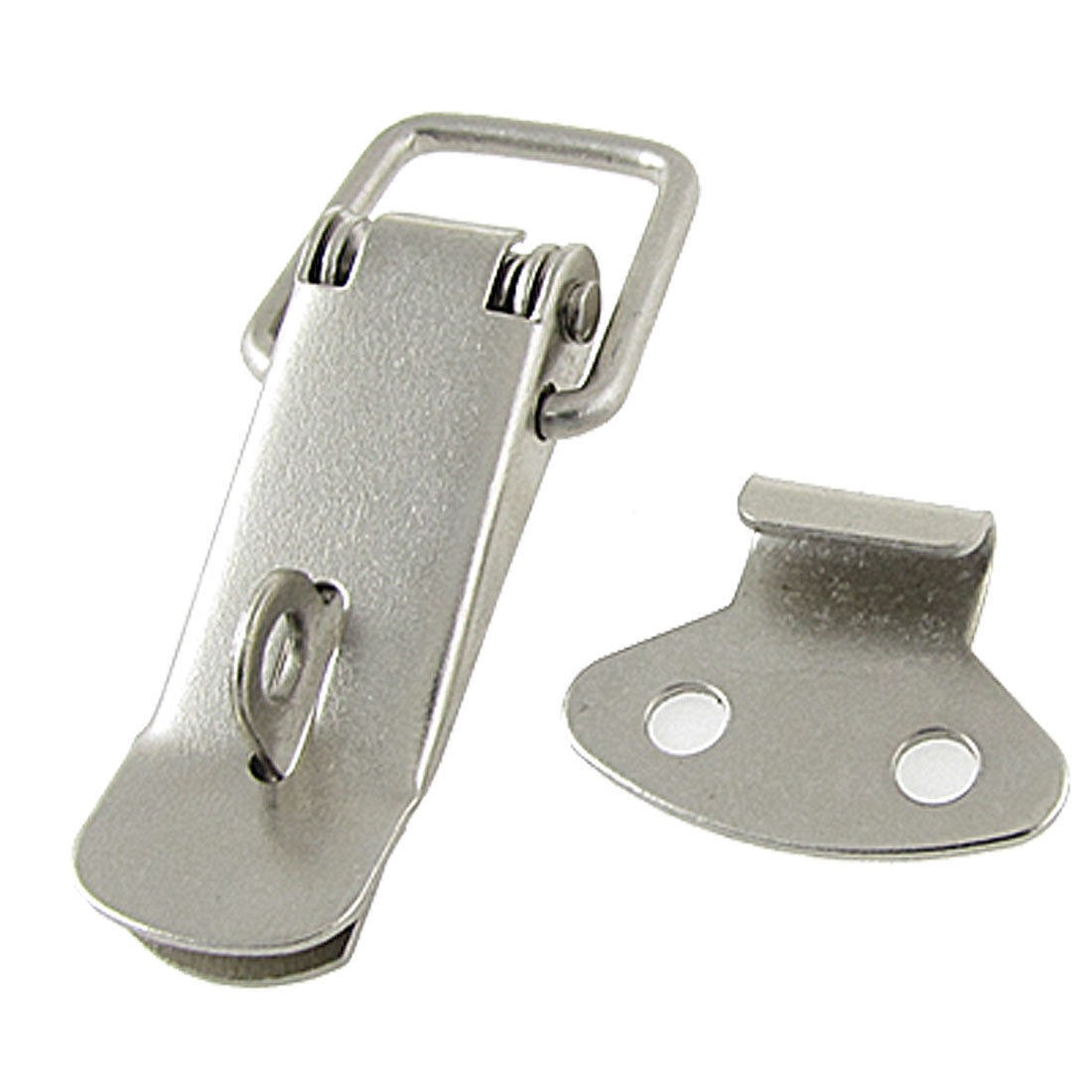2 Pcs Metal Spring Loaded Toggle Latch Hasp for Boxes Case